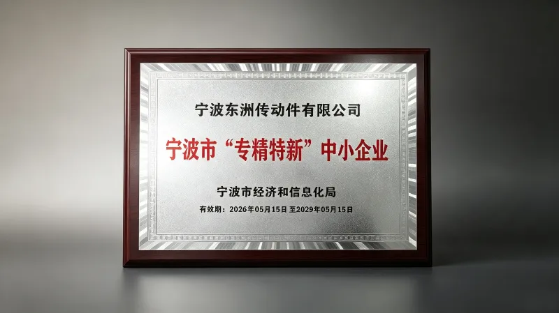 Ningbo Dongzhou Transmission Co., Ltd. on myöntänyt Ningbo Cityn 